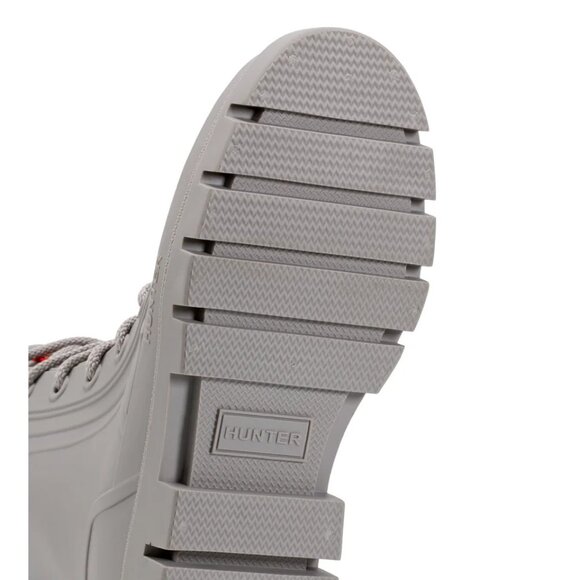 Hunter Women's Diana Waterproof Lace-Up Rain Boots in Light Brown - Picture 4 of 8